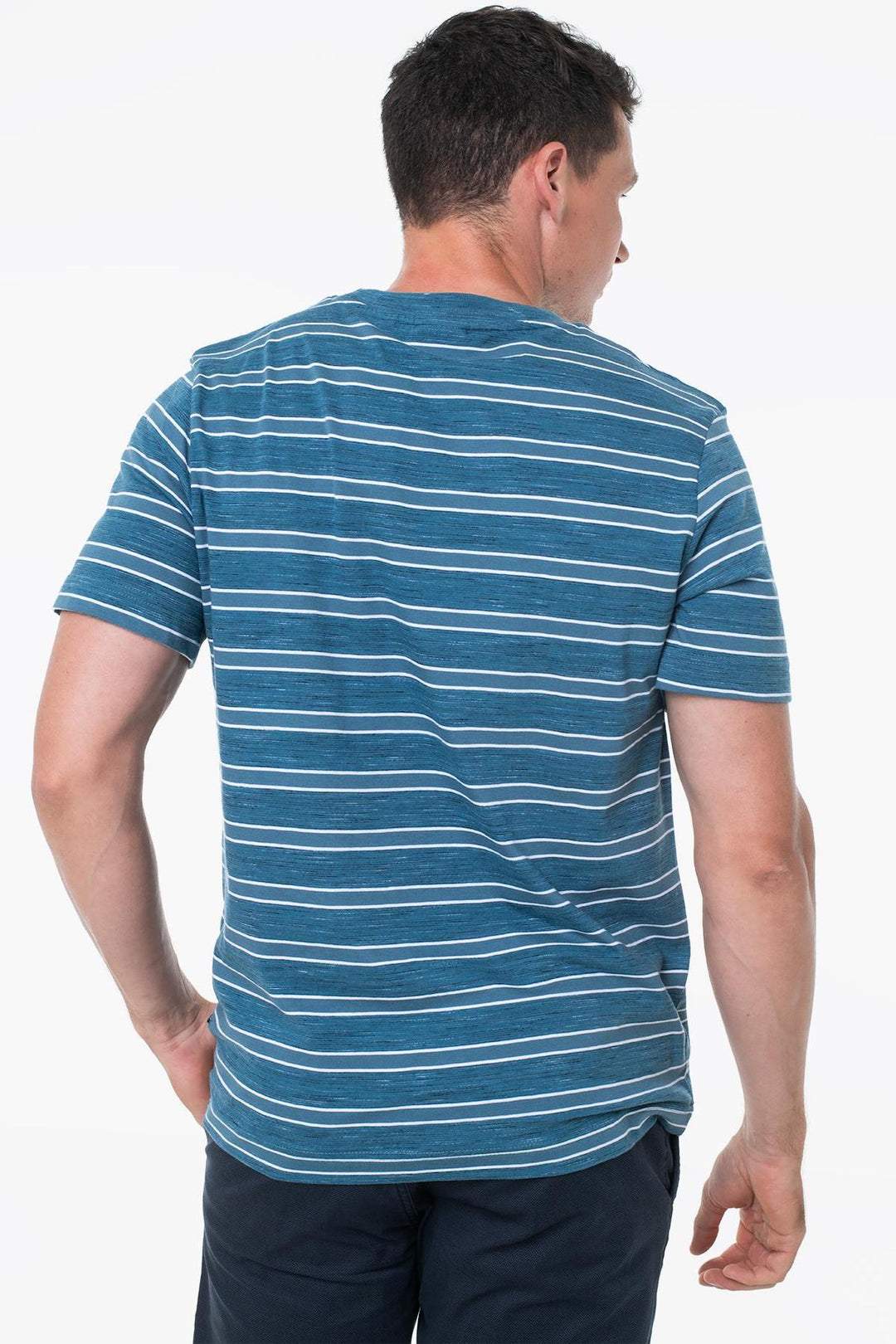 T-shirt rayé à manches courtes