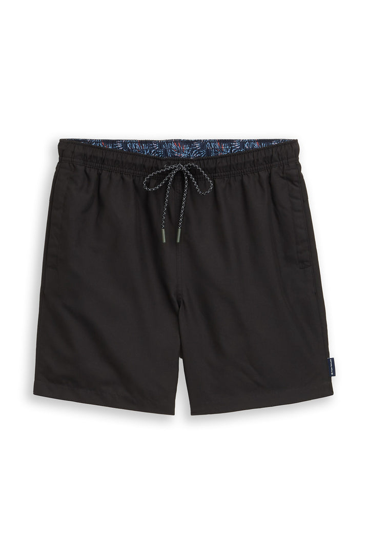 Maillot de bain uni à taille élastique