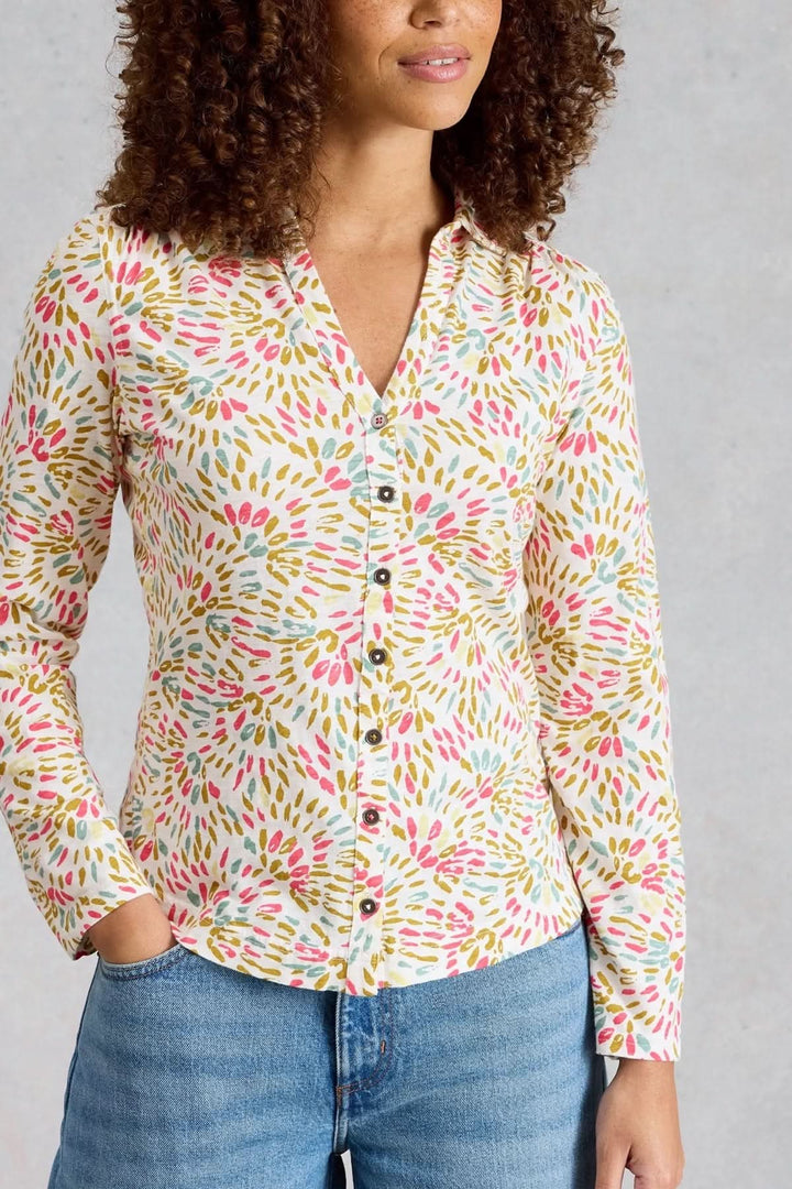 Blouse Annie imprimée col chemise