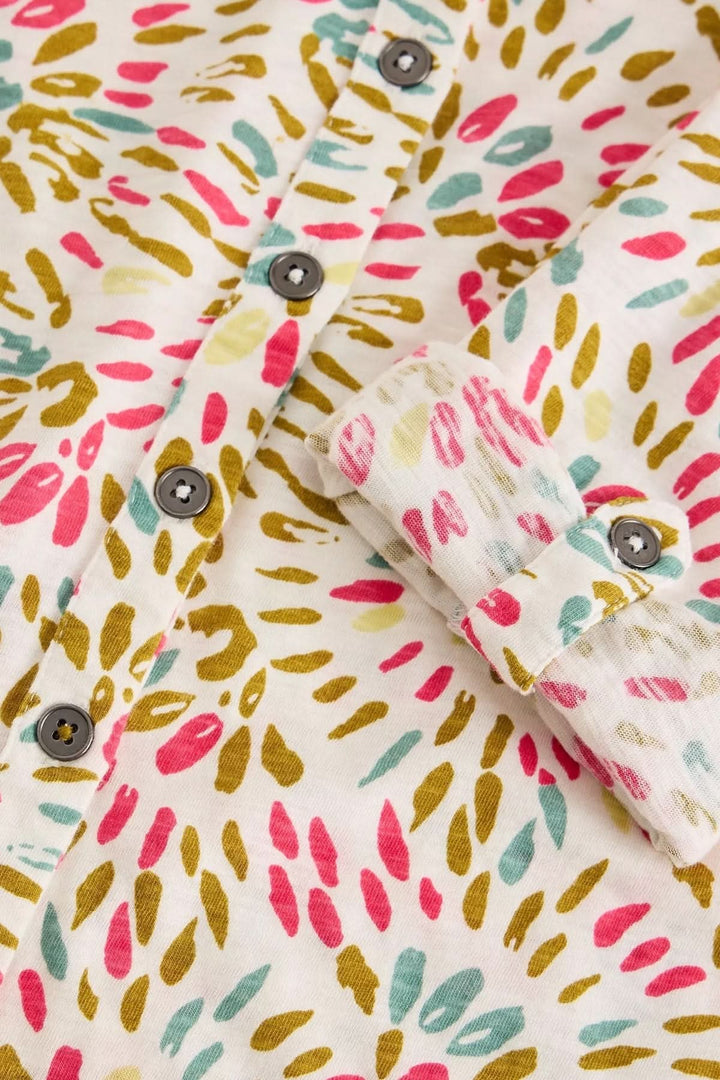 Blouse Annie imprimée col chemise