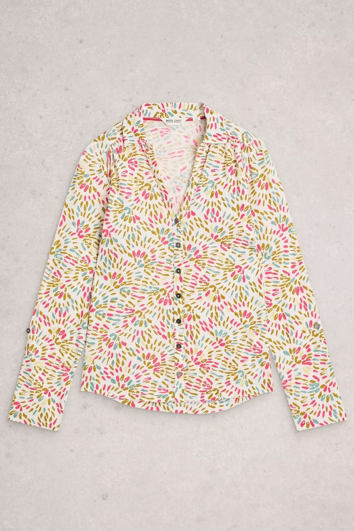 Blouse Annie imprimée col chemise