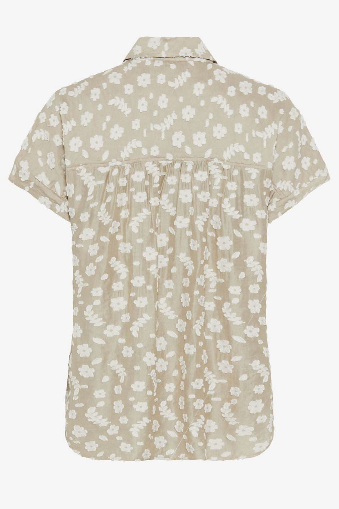 Blouse VIV à broderie florale, design léger et oversize, idéale pour l&