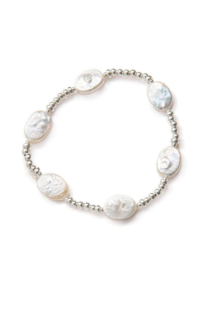Bracelet Argent Be United avec perles d&