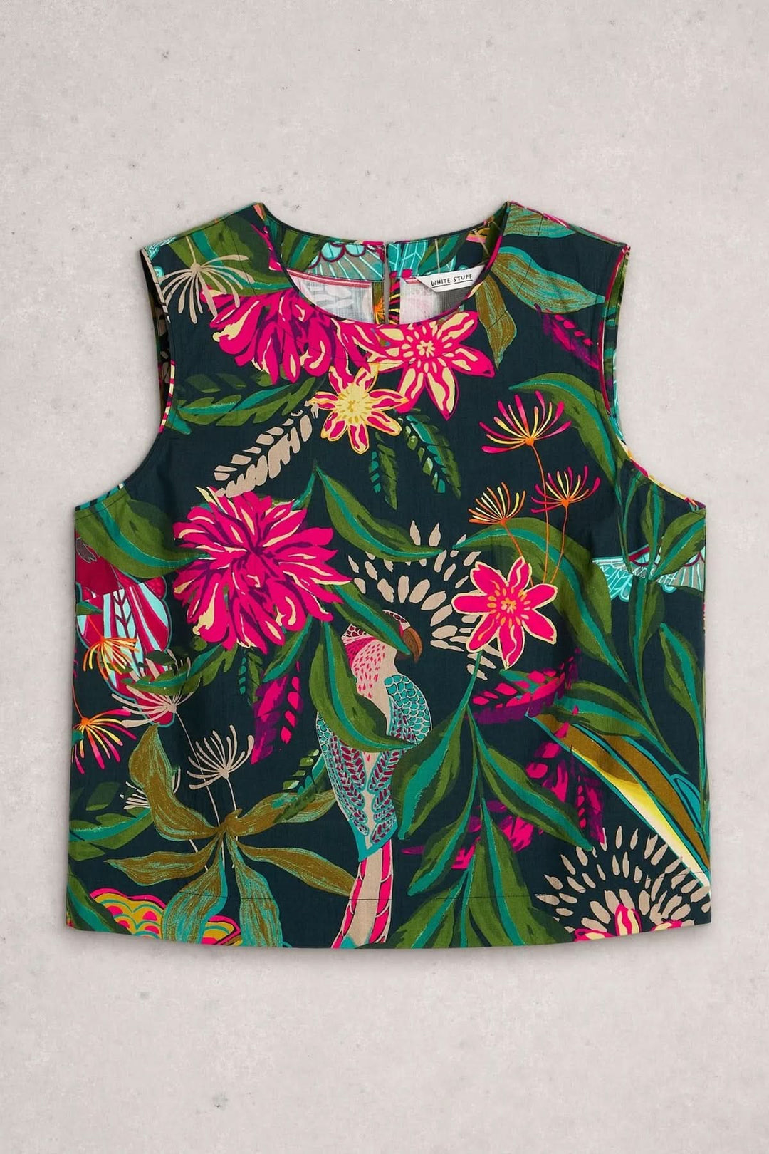 Camisole Matilda fluide imprimé tropical