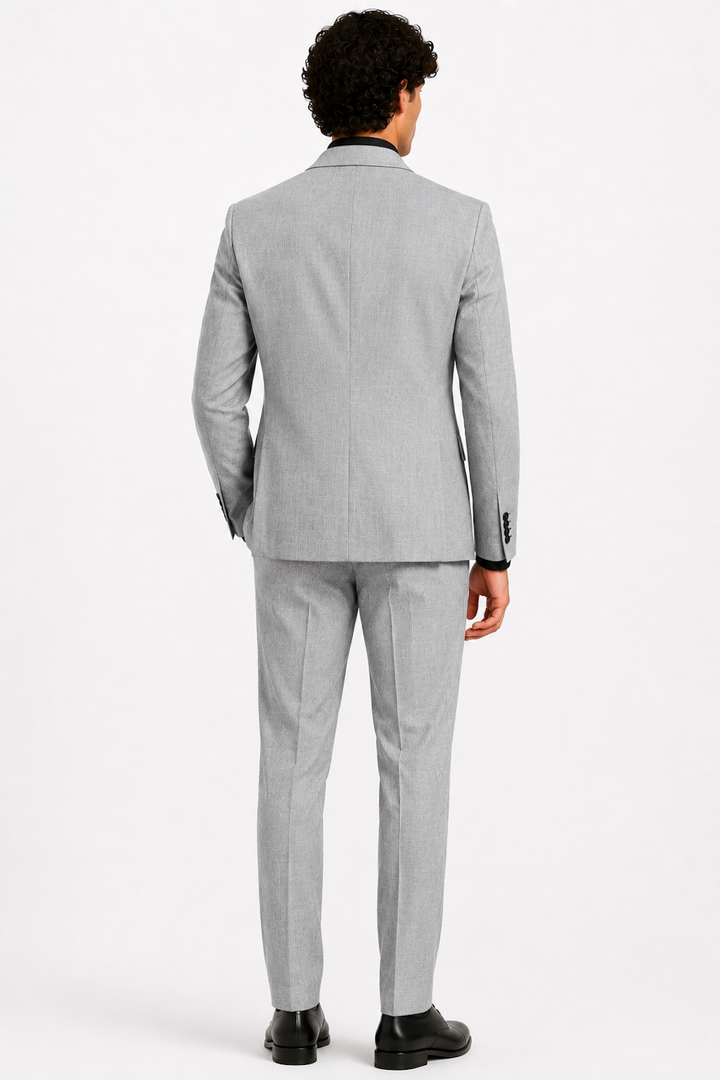 Textured formal suit
