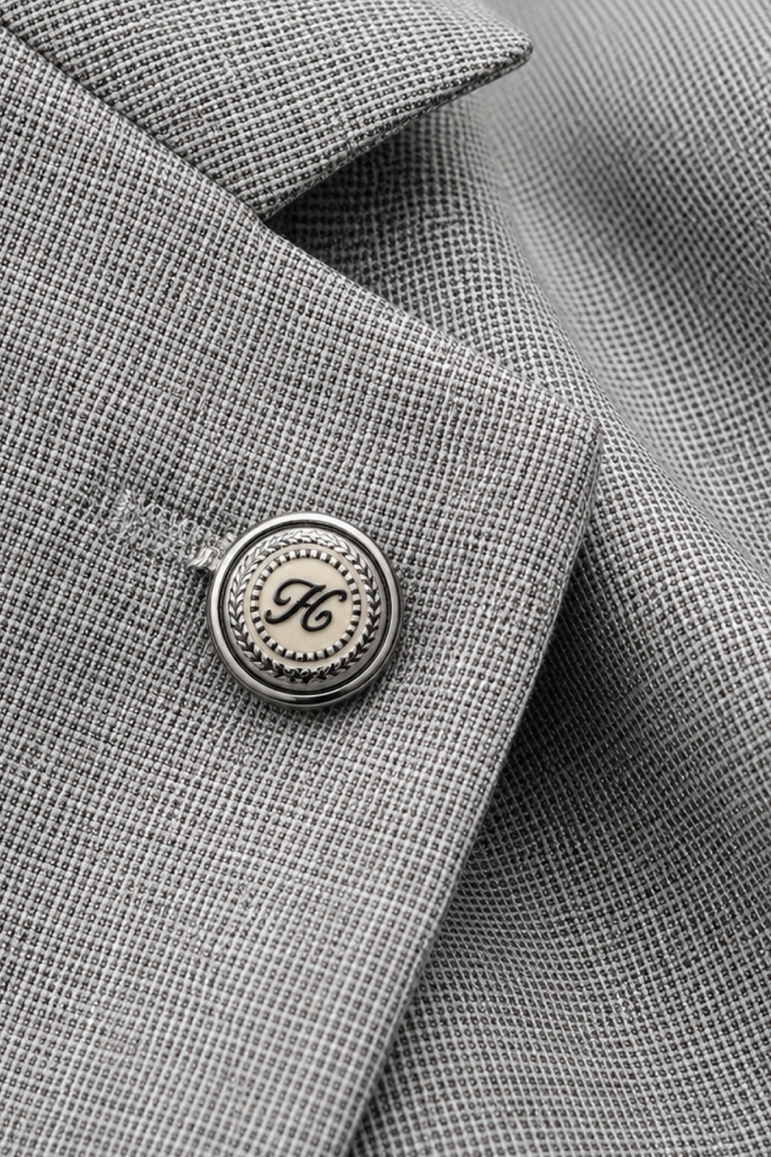 Textured formal suit