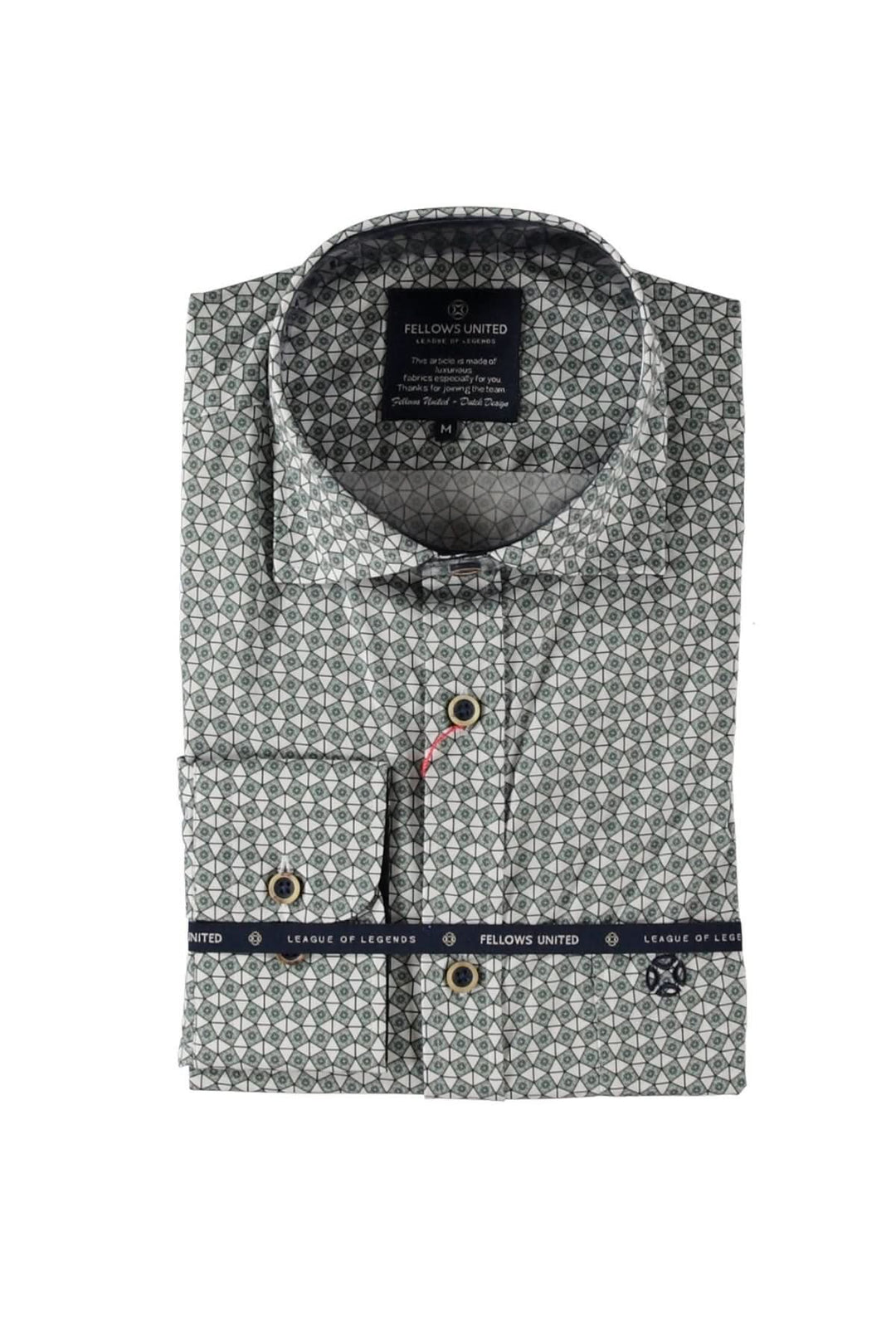 Chemise à manches longues à motif discret, élégante et moderne, idéale pour une allure soignée, facile à agencer au quotidien.