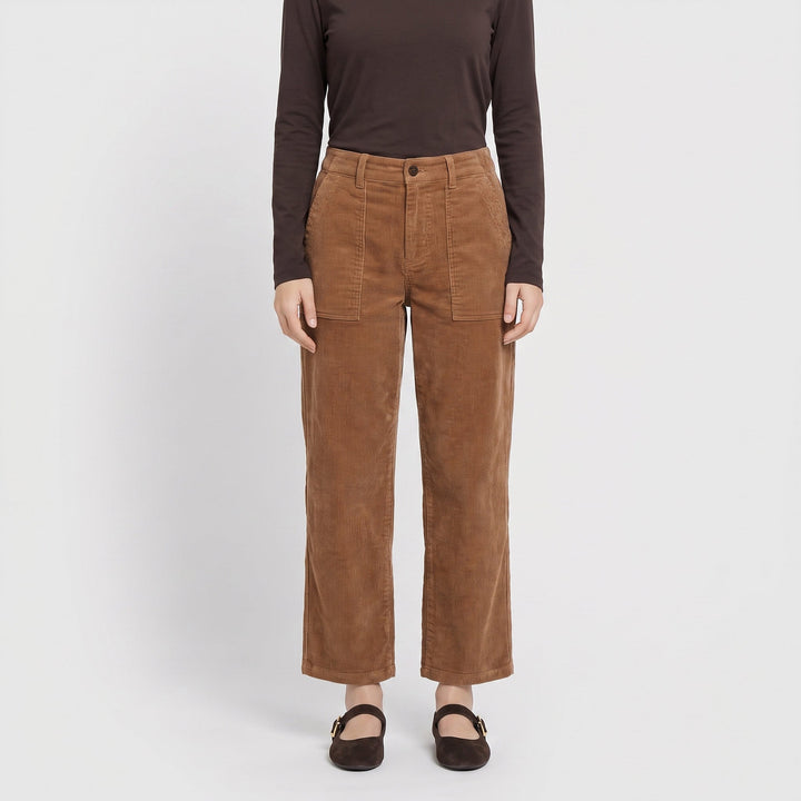 Pantalon en velours côtelé