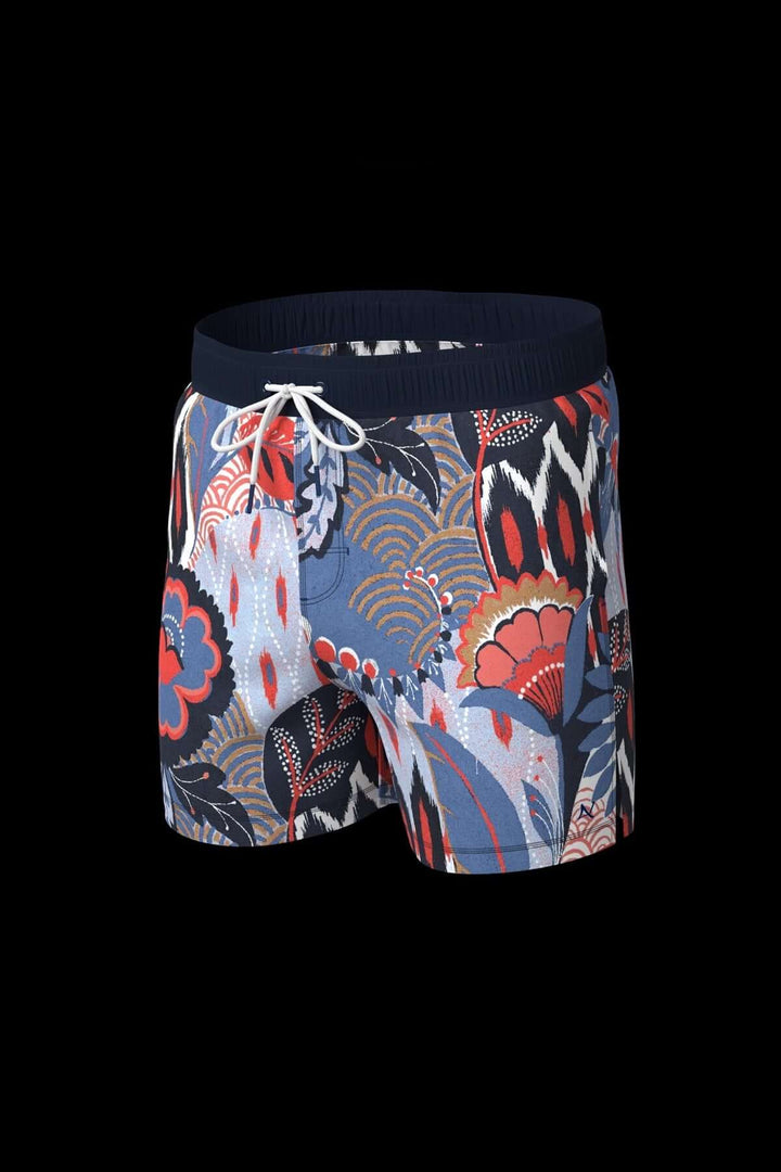 Maillot de bain Lemberg à motif tropical coloré, parfait pour l&