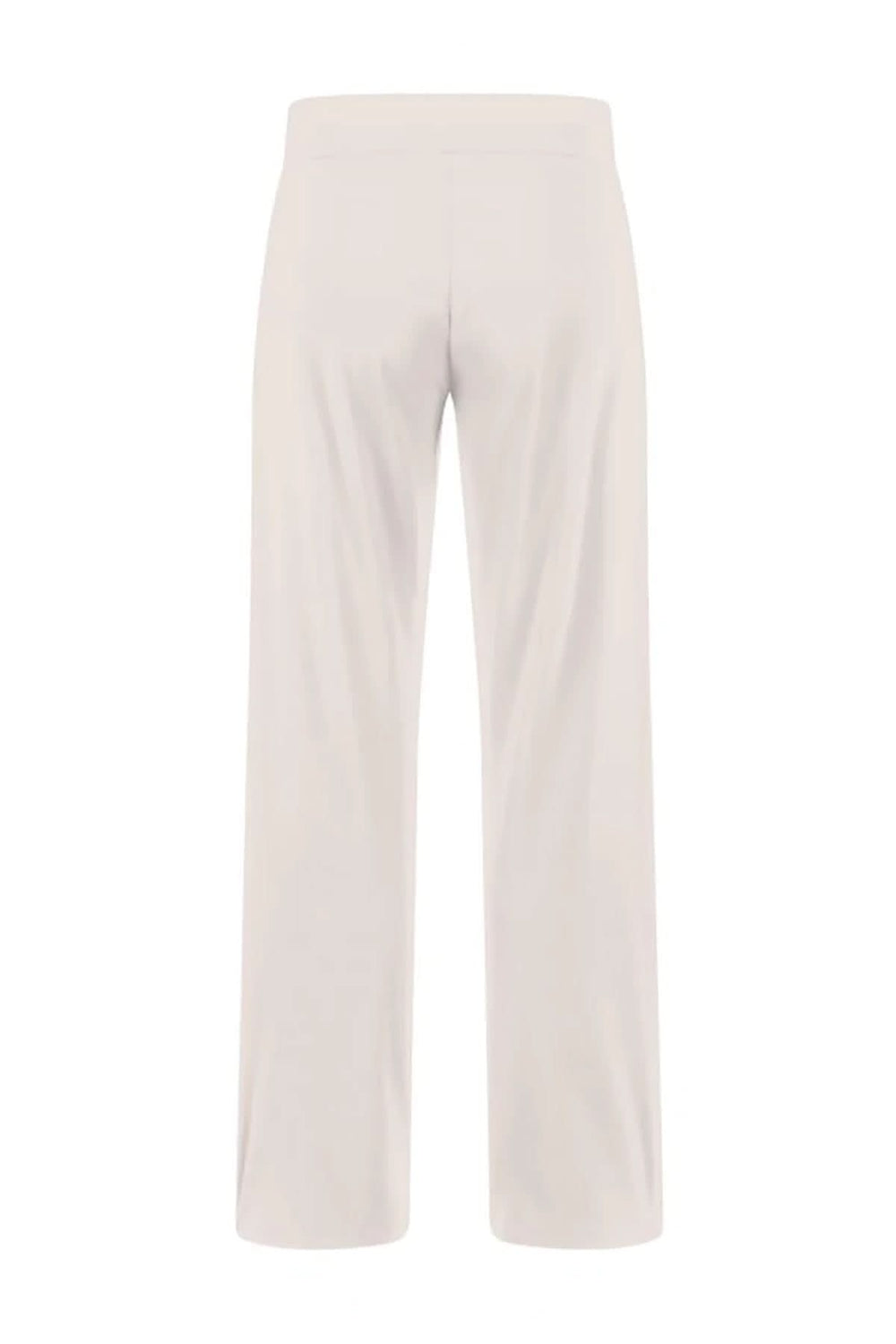 Pantalon habillé droit Candice avec coupe droite et taille élastique, idéal pour des occasions élégantes et le confort au travail.