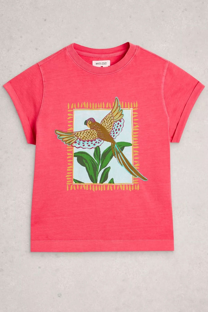 T-shirt Gina imprimé motif oiseau