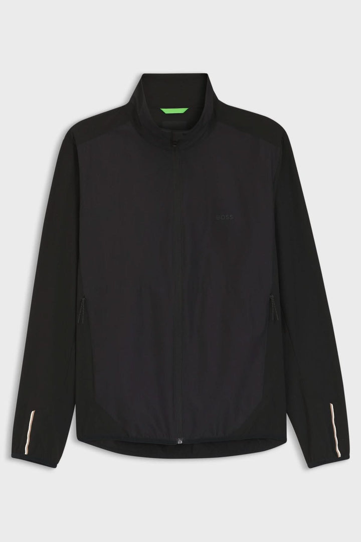 Veste légère zippée à col montant, design moderne et fonctionnel, idéale pour la mi-saison. Confort et praticité au quotidien.