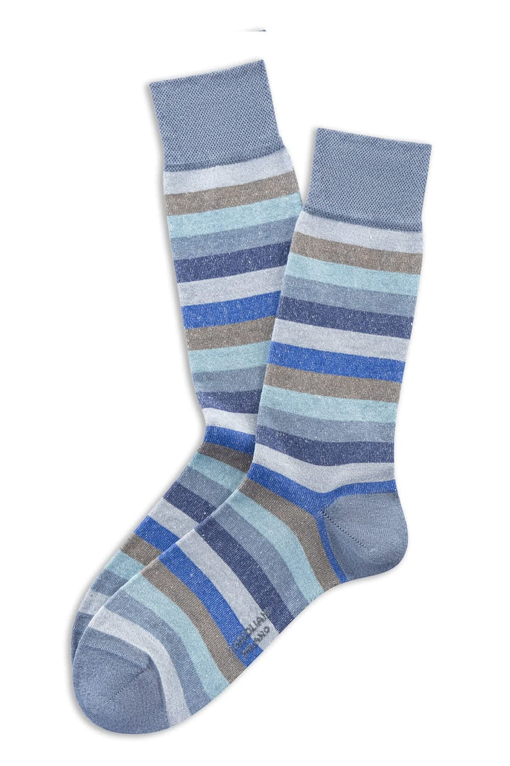 Multicolored striped men&