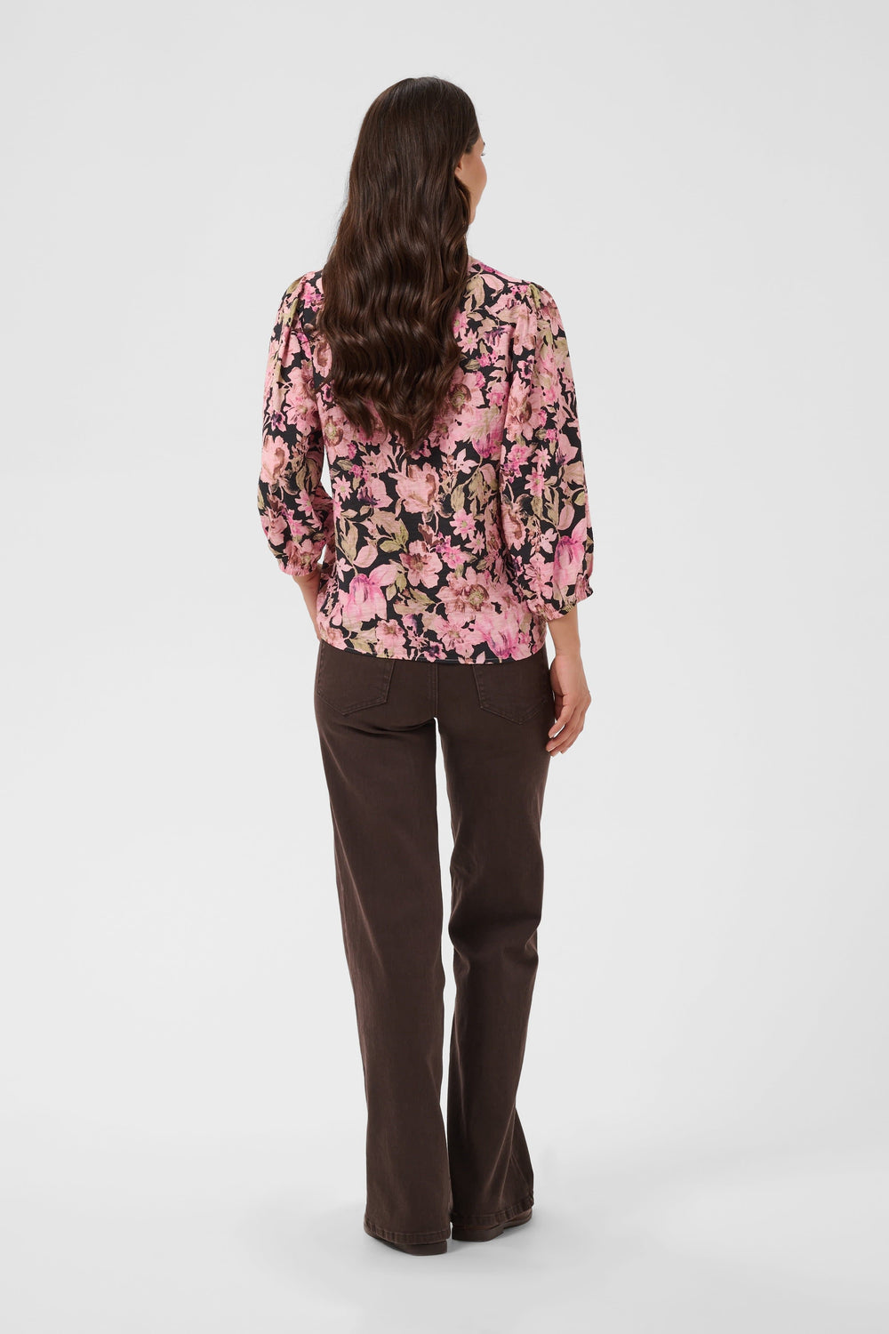 Kaffe women's Kasirena floral print blouse