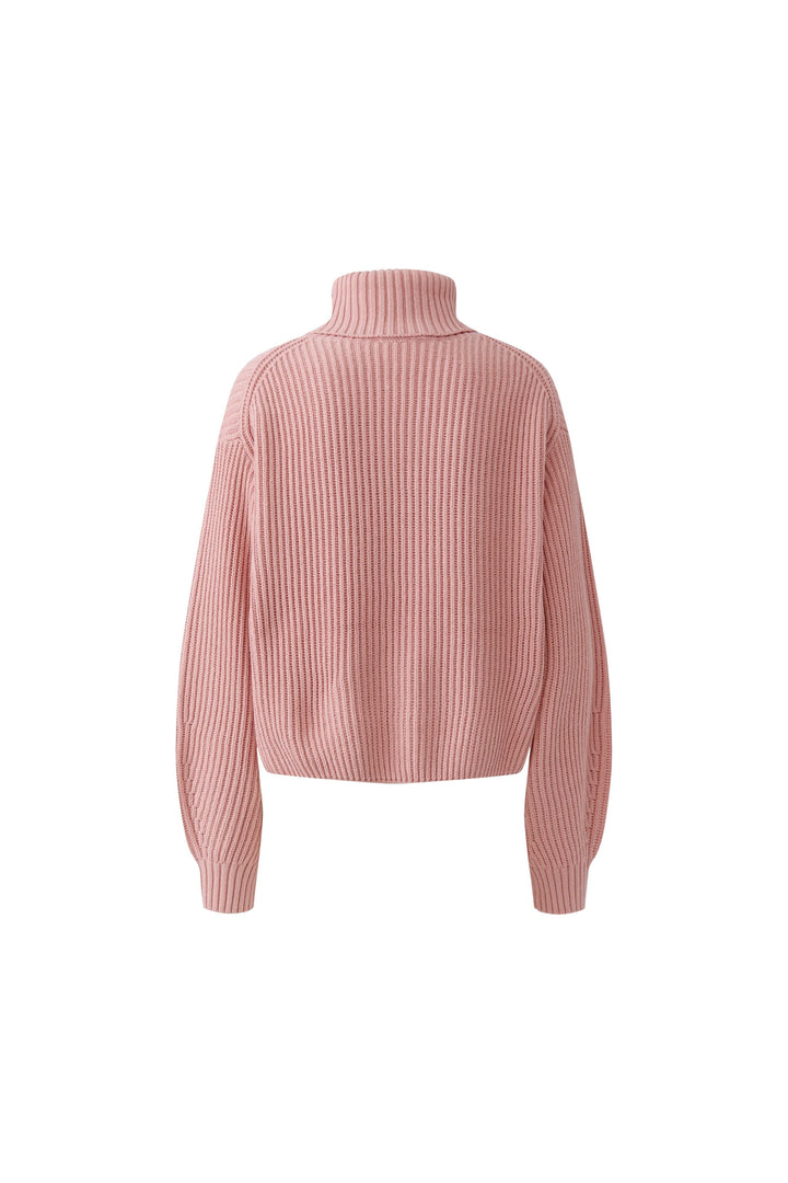 Chandail en tricot à col roulé pour femme Oui