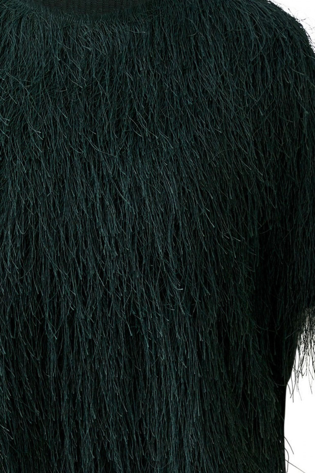 Chandail texturé à effet frangé pour femme Oui
