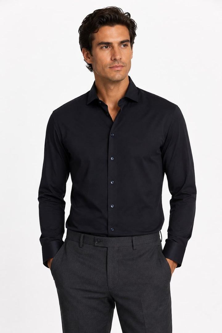 Front view of a white Eton men&