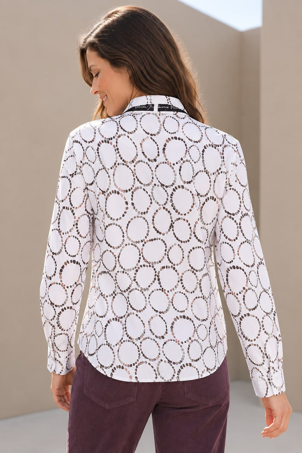 Women's printed shirt with tie detail kennys