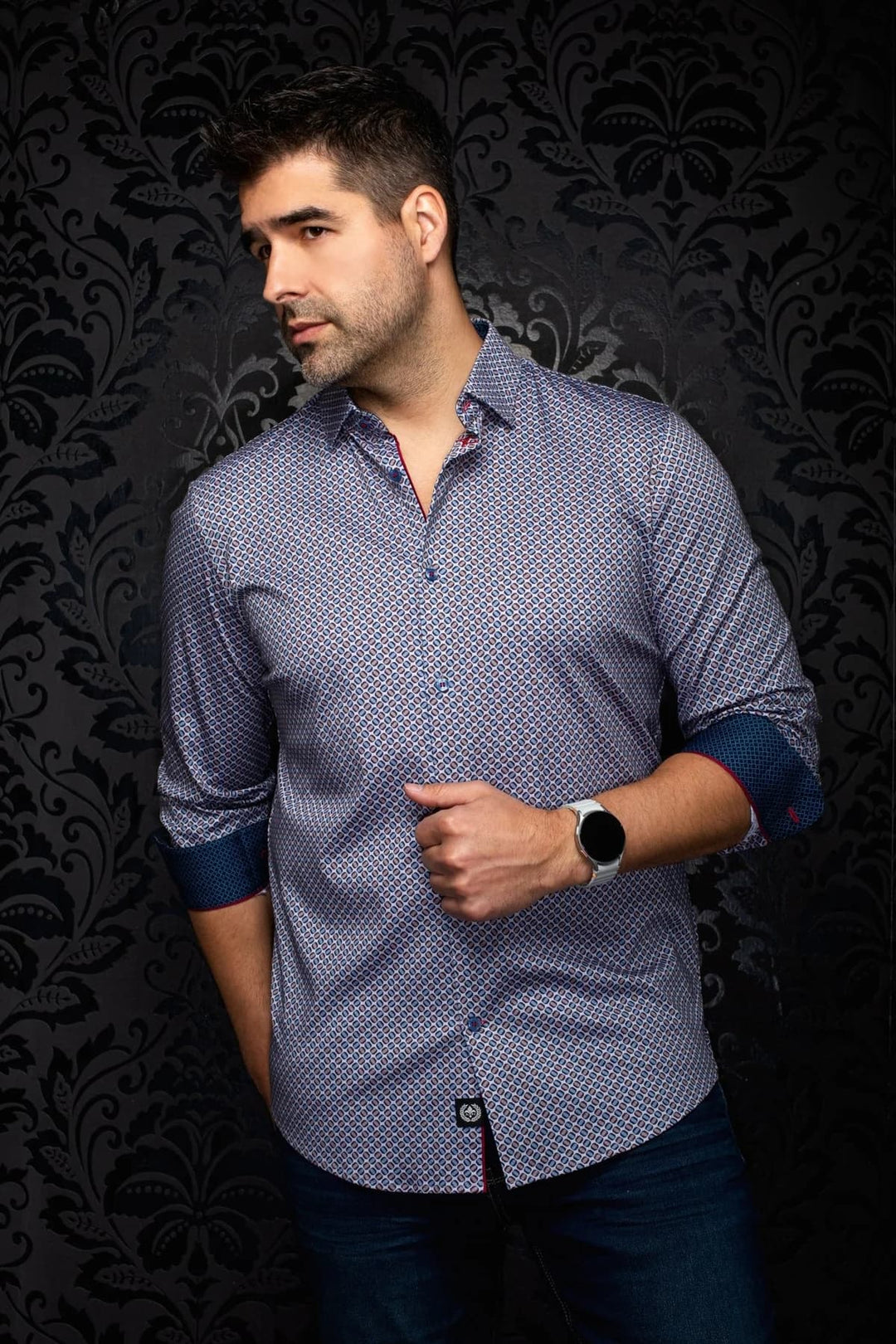 Geometric pattern men&
