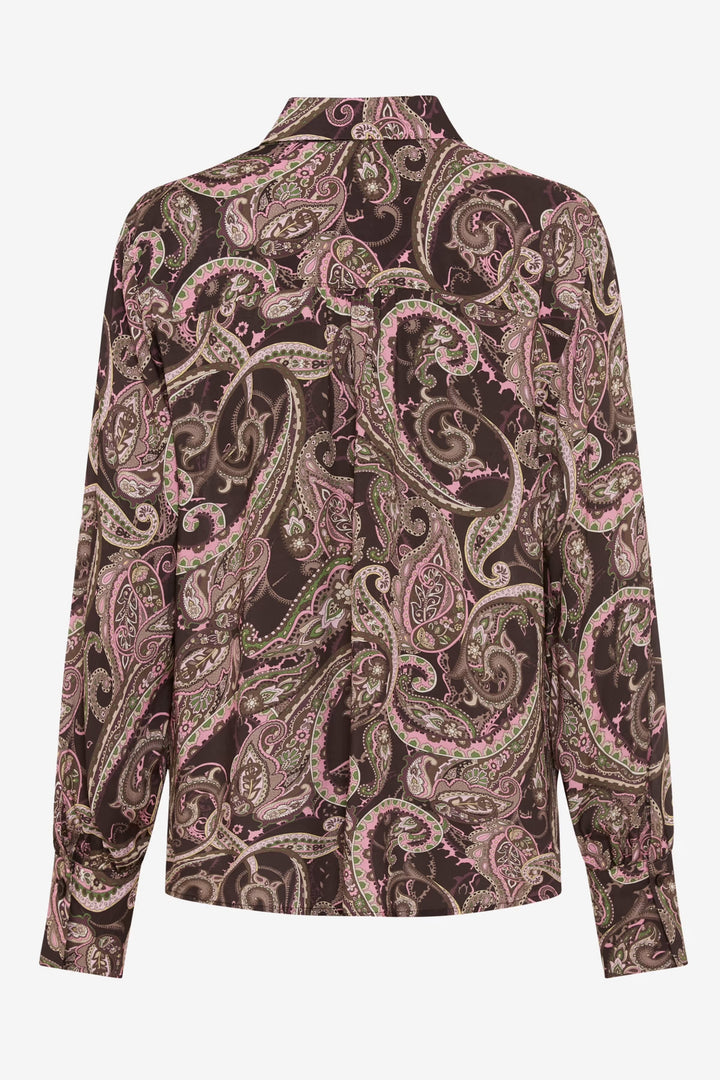 Chemise Vic à imprimé cachemire vue de face pour femme Brax