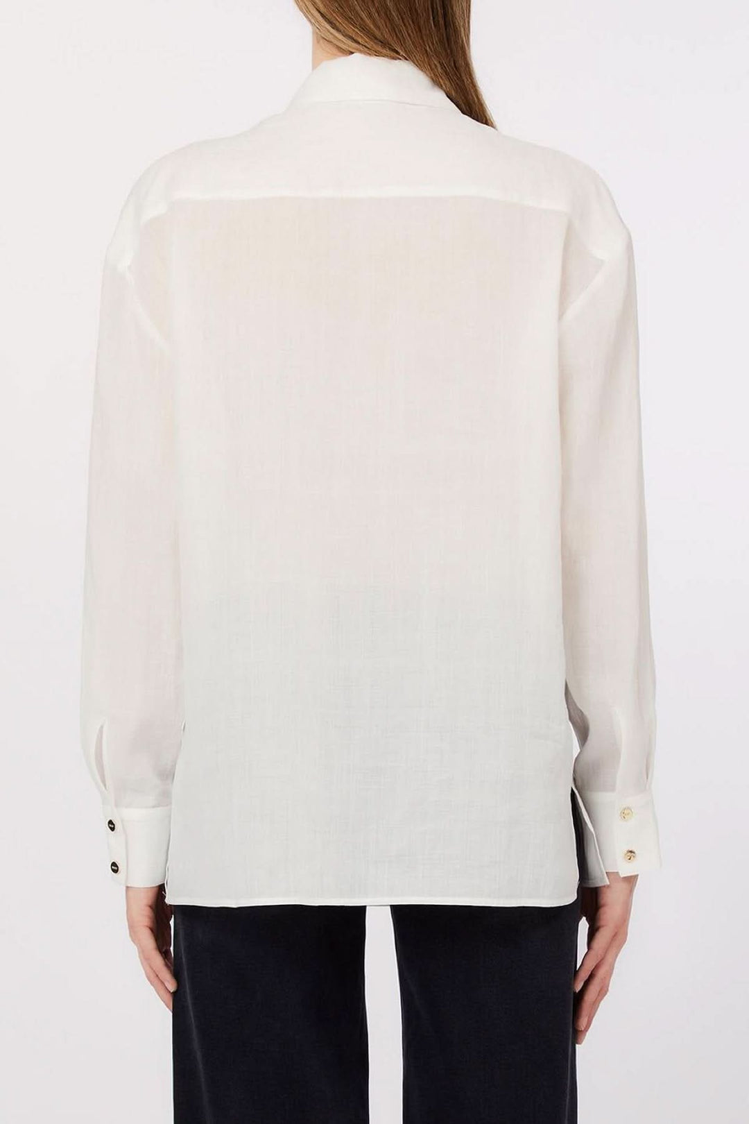 Chemise fluide à poches plaquées
