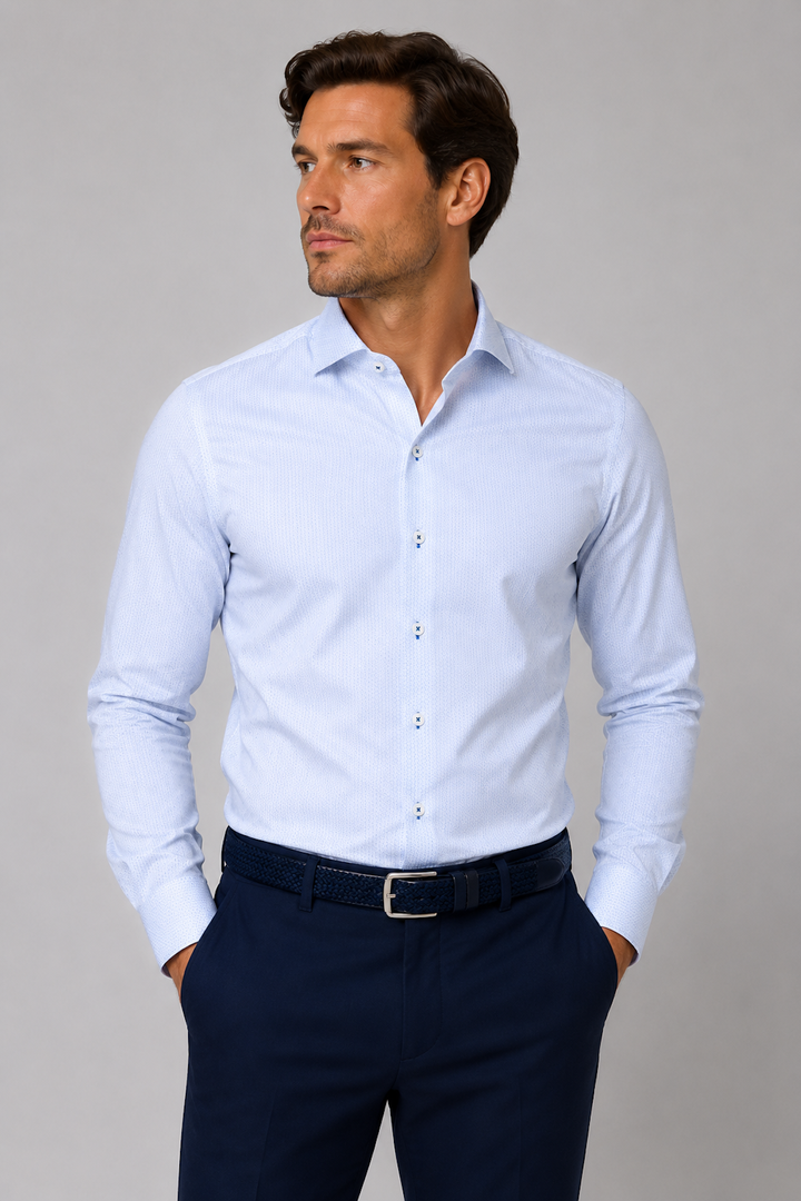 Chemise habillée micro texture