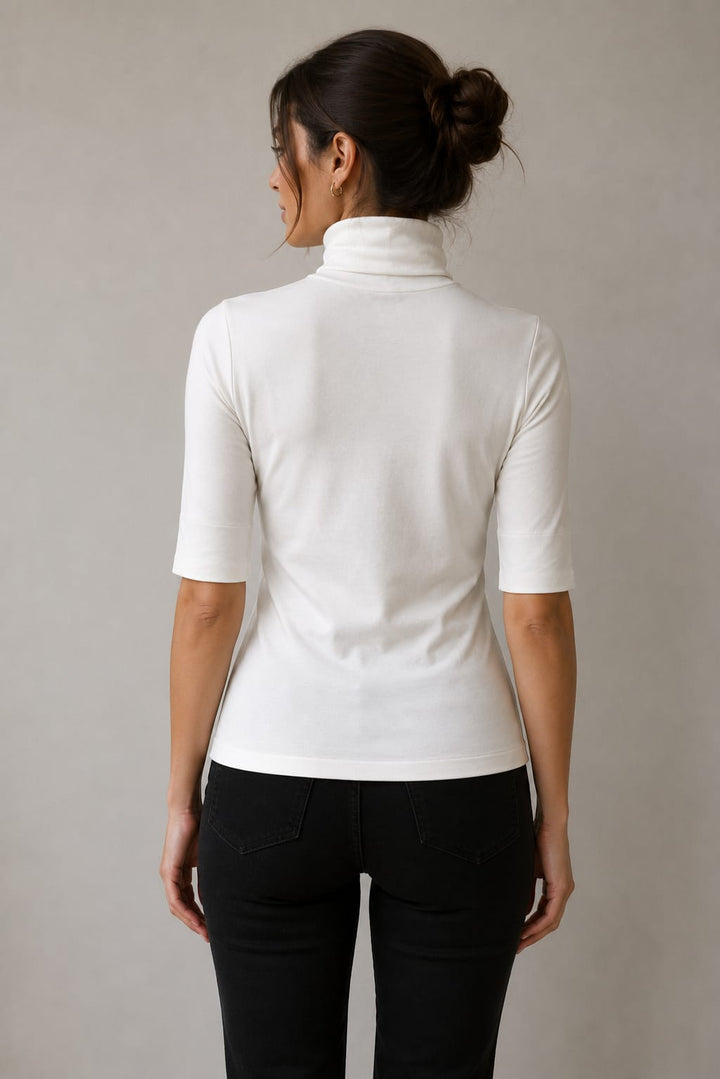 Front view of a black Marc Cain women&