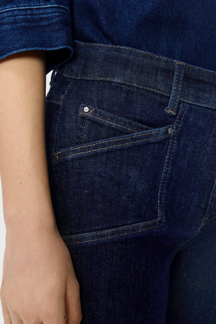 Blue Dream Culotte Jeans, culotte fit, front view, for women by Mac Jeans