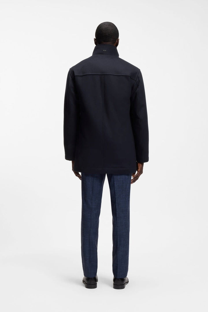 Hugo Boss men’s dress coat with stand collar