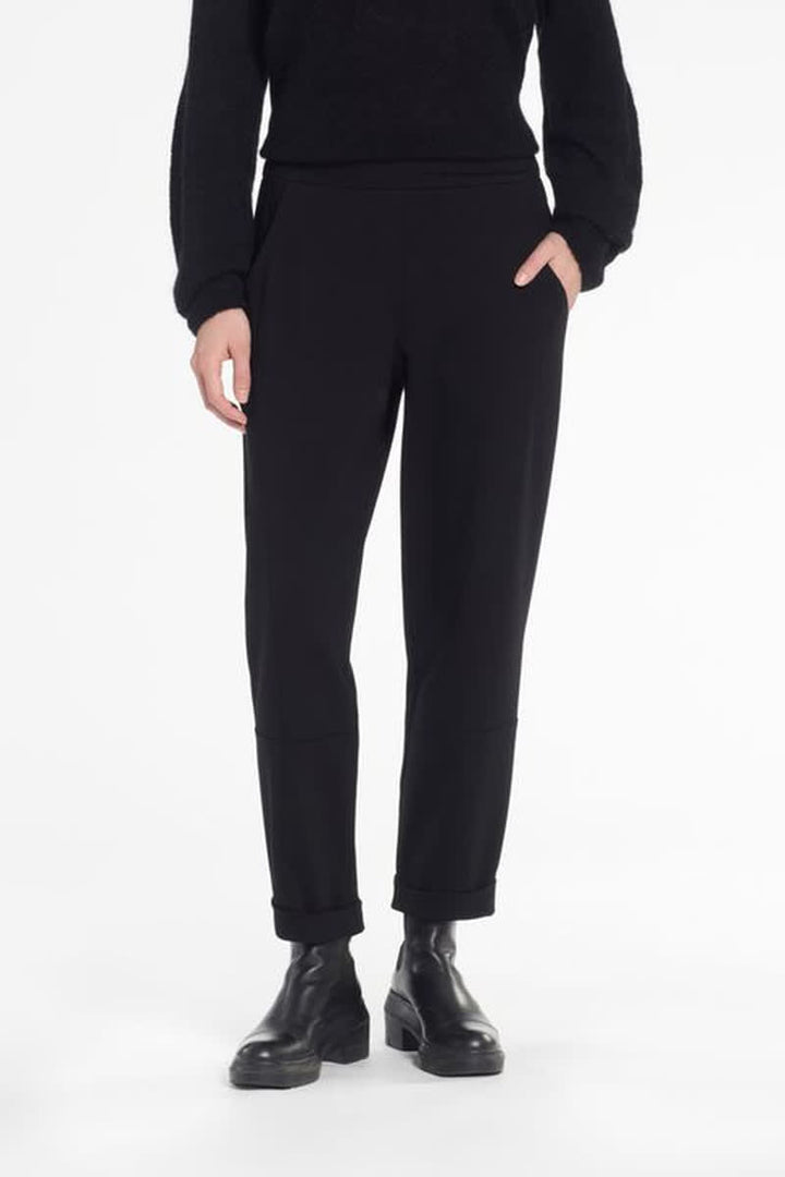 Pantalon à jambe fuselée pour femme sarah pacini