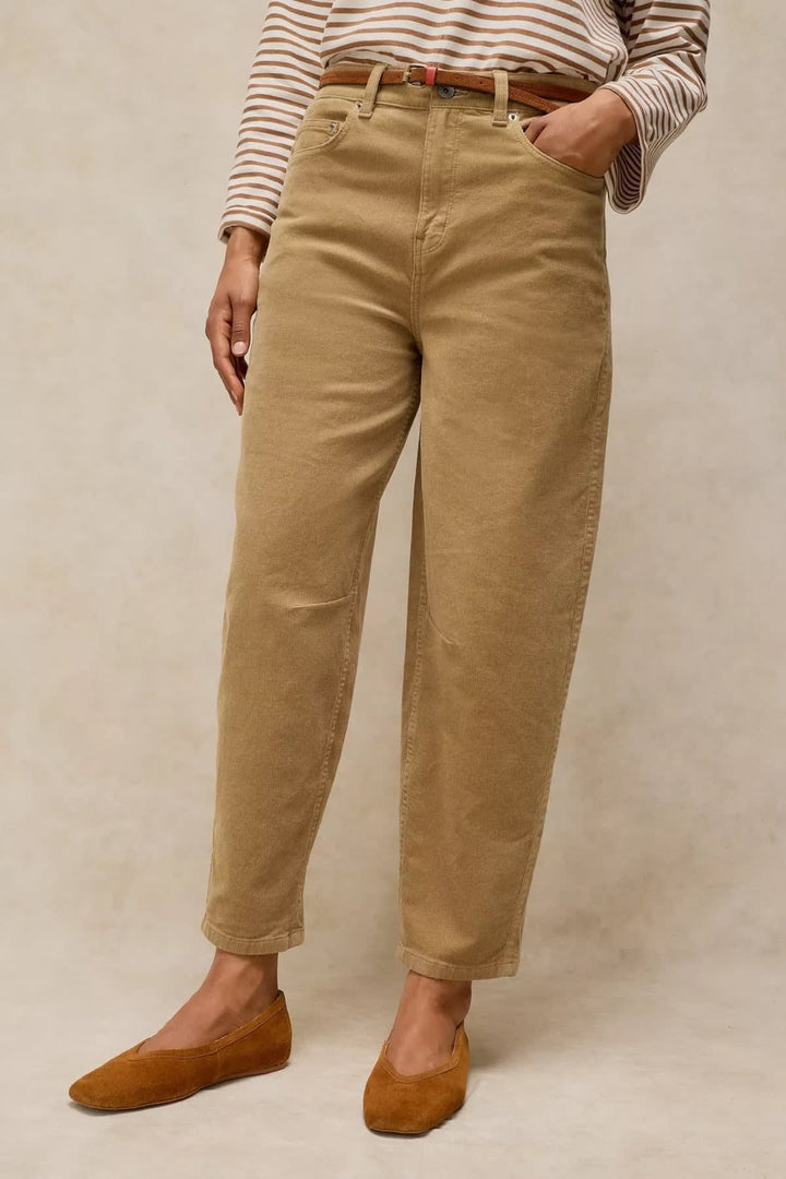 Pantalon Aubrey droit en velours côtelé pour femme White Stuff