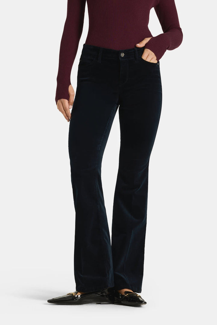 Pantalon évasé en velours pour femme Cambio