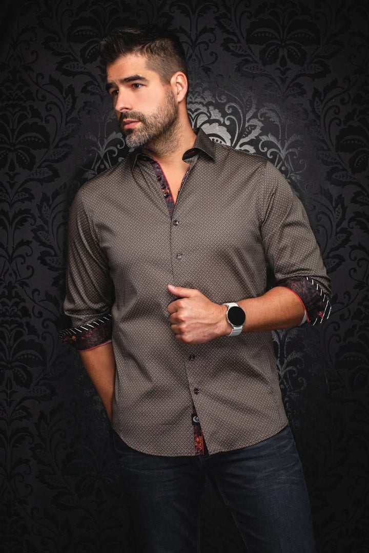Chemise Bangalore sport à motif géométrique
