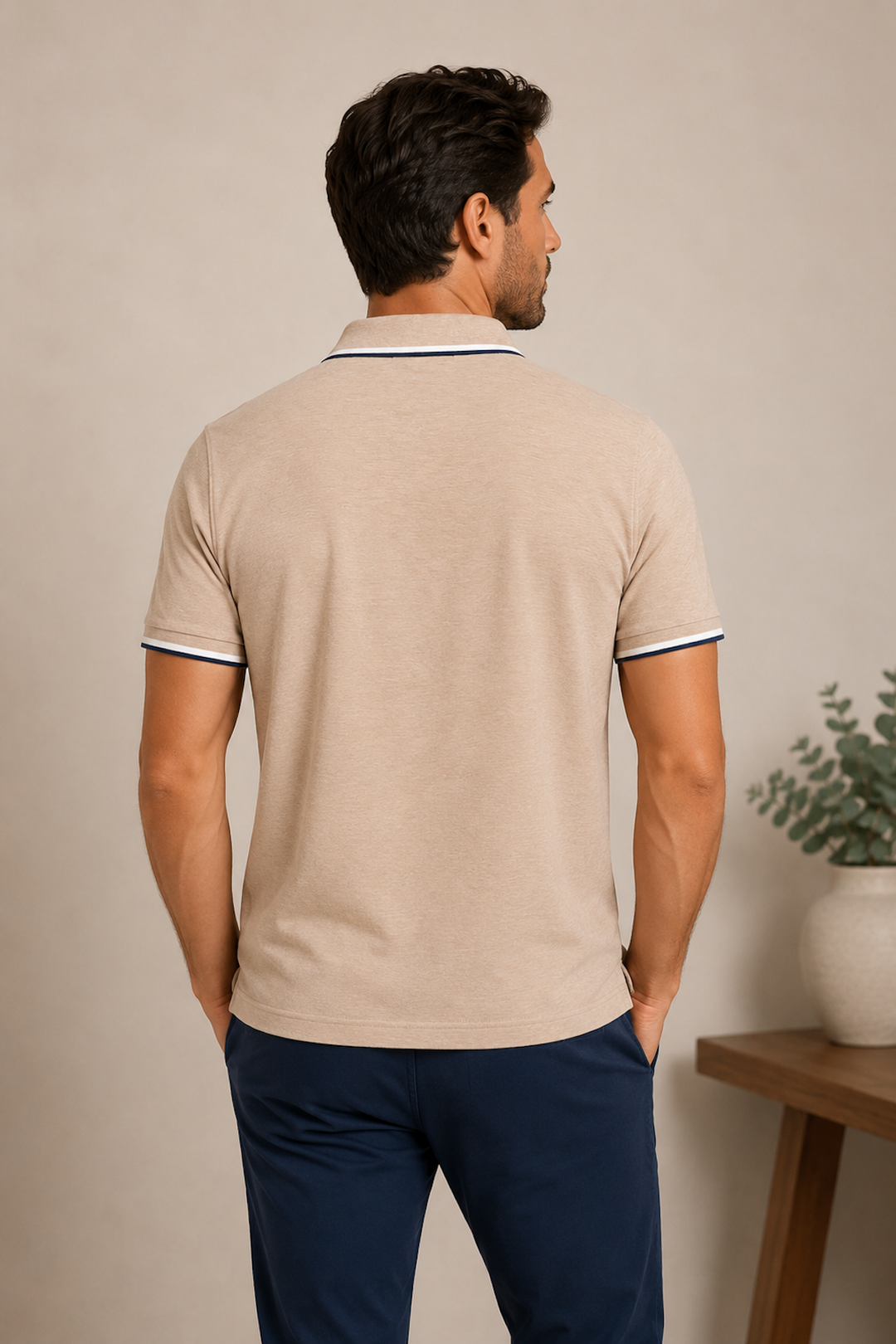 Polo en coton italien