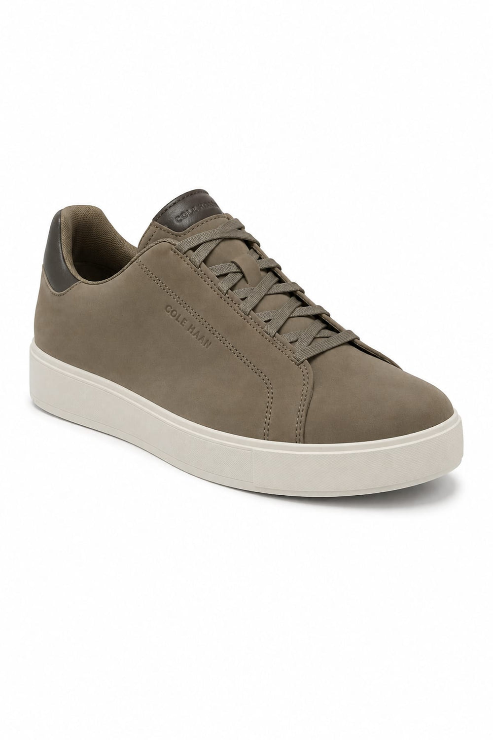 Side view of men's platform sole sneakers Cole Haan