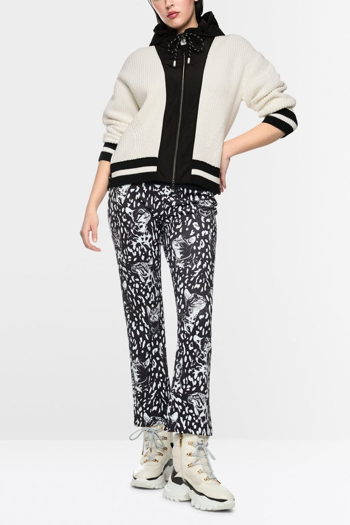 Sweat à capuche contrasté pour femme Marc Cain