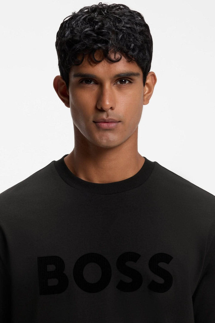 Men’s Hugo Boss contrasting logo T-shirt