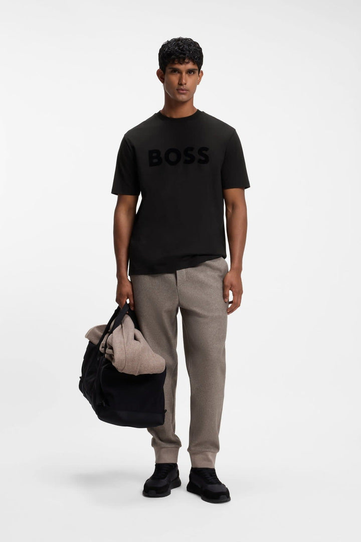 Men’s Hugo Boss contrasting logo T-shirt
