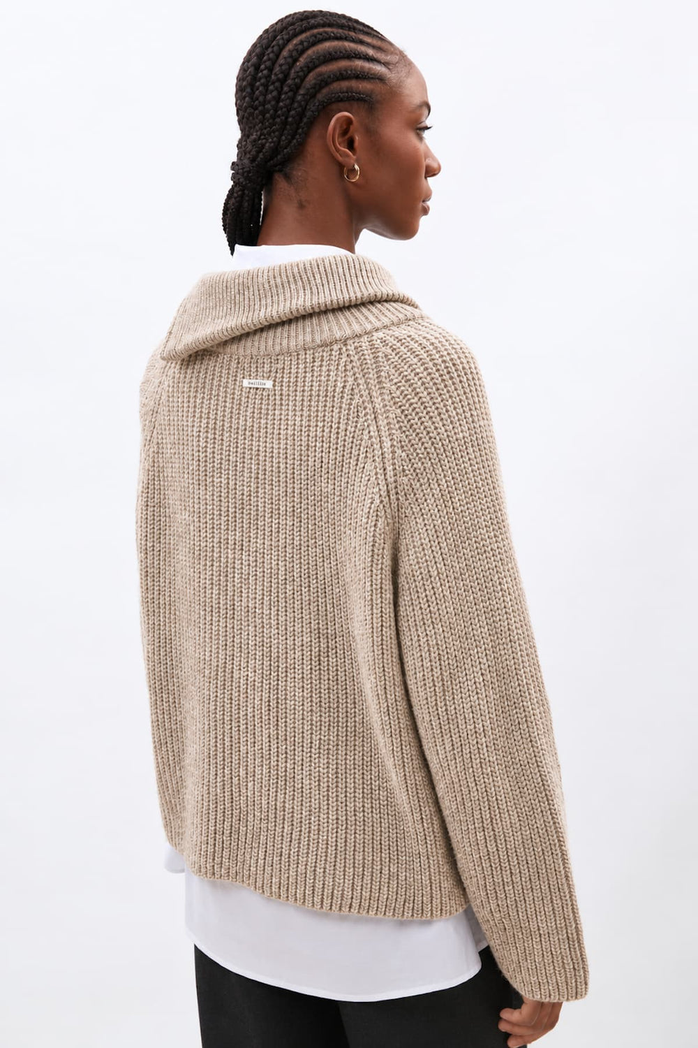 Women's Mavis zip-neck knit Humility