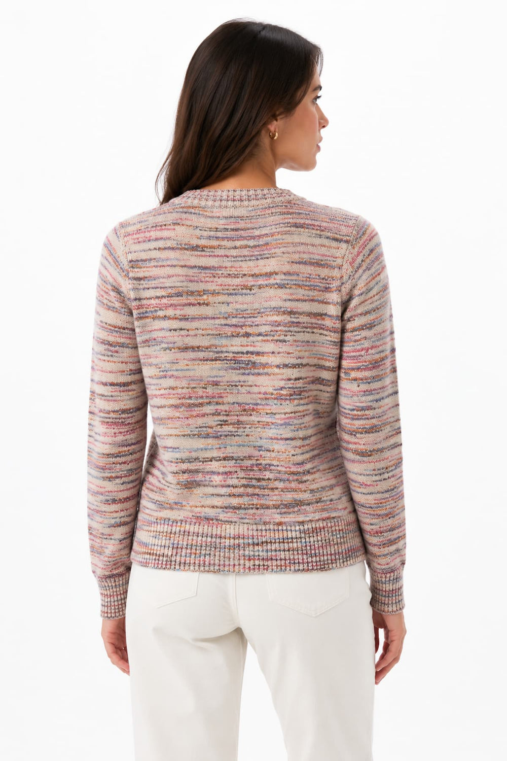 Women's marled V-neck sweater Coco y Club