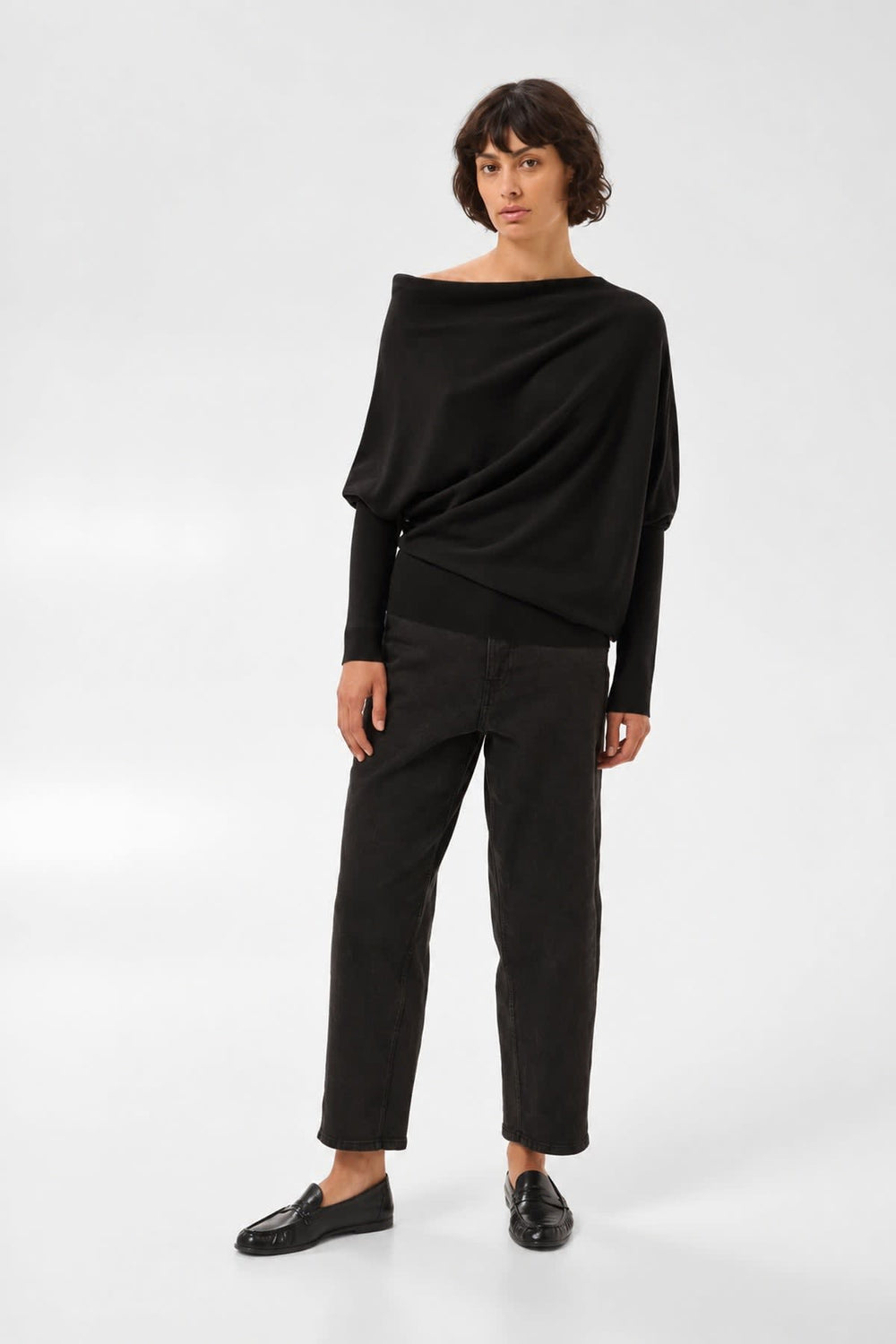 Women's draped-neck knit Part Two