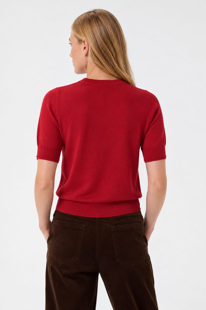 Tricot manches courtes Natanya vue de face pour femme Part Two