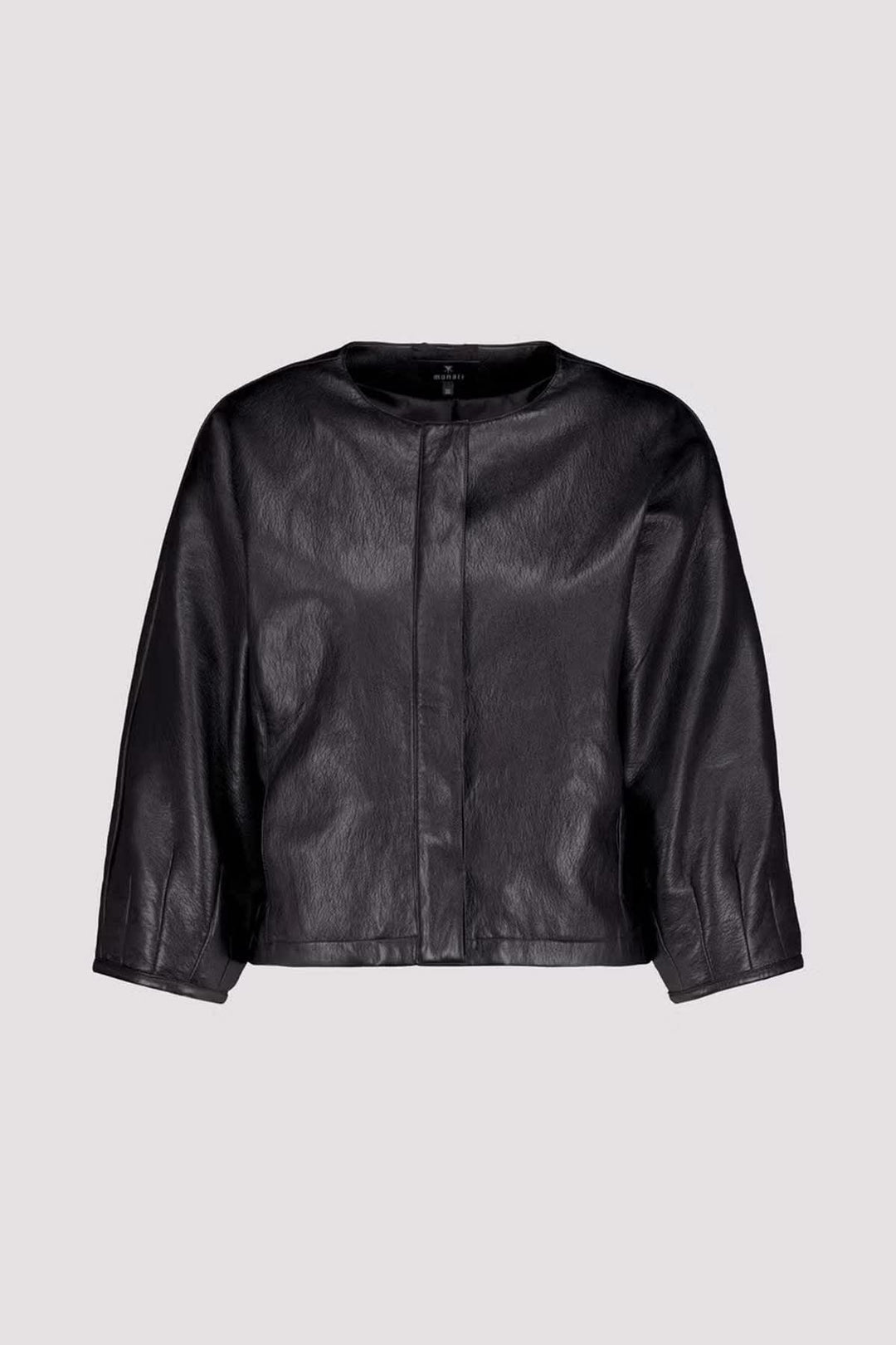 Faux leather balloon-sleeve jacket for women Monari