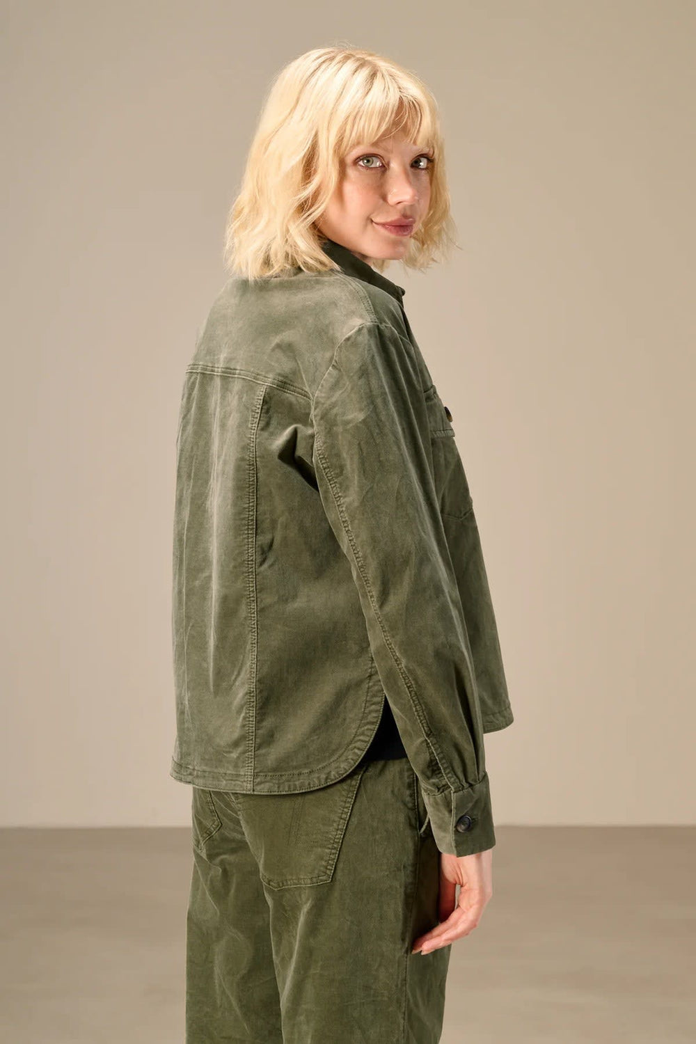 Nile women's pocket overshirt-style jacket
