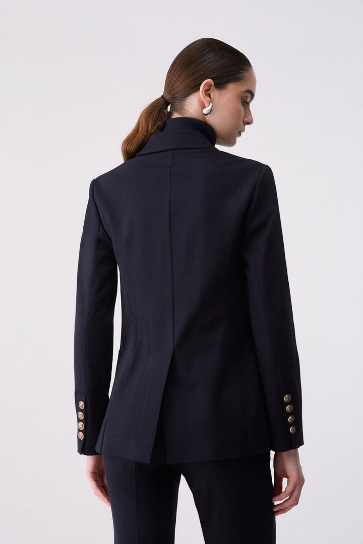 Double-breasted blazer for women liujo