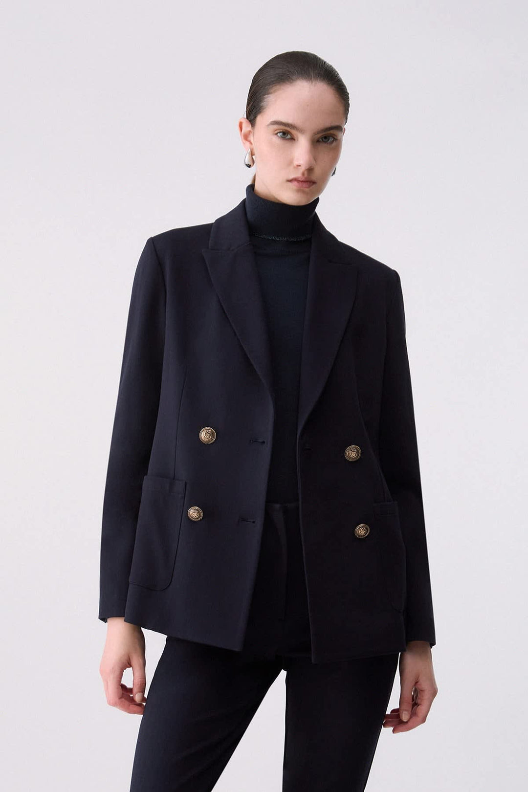 Double-breasted blazer for women liujo