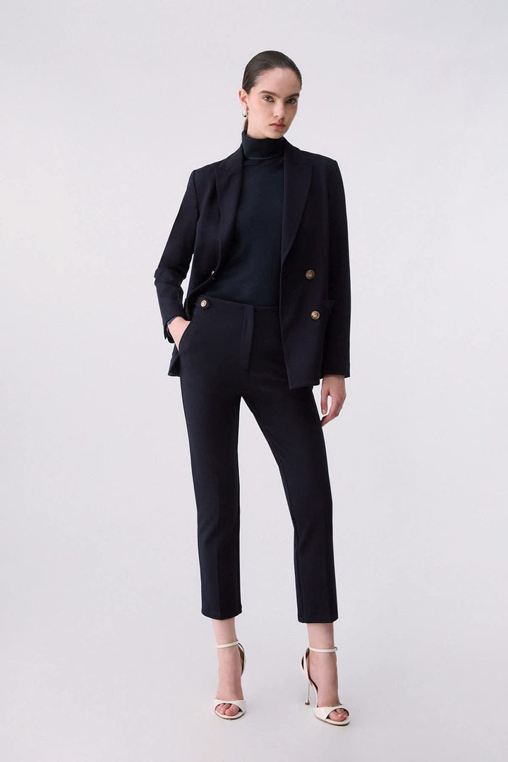 Double-breasted blazer for women liujo