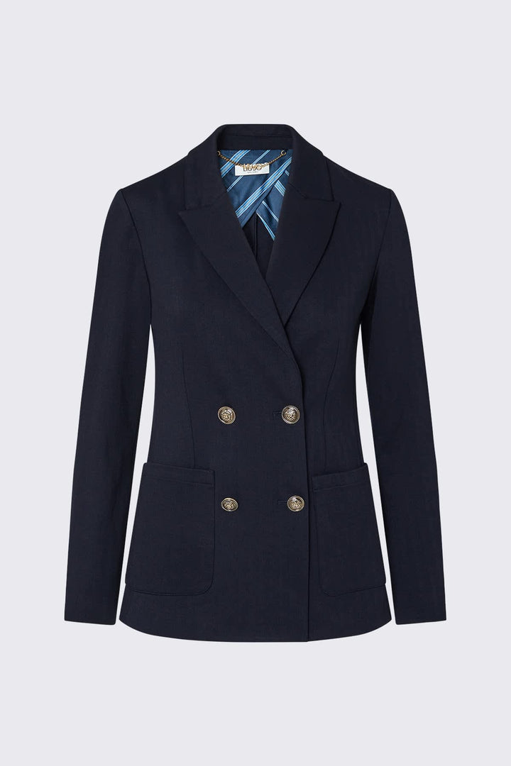 Double-breasted blazer for women liujo