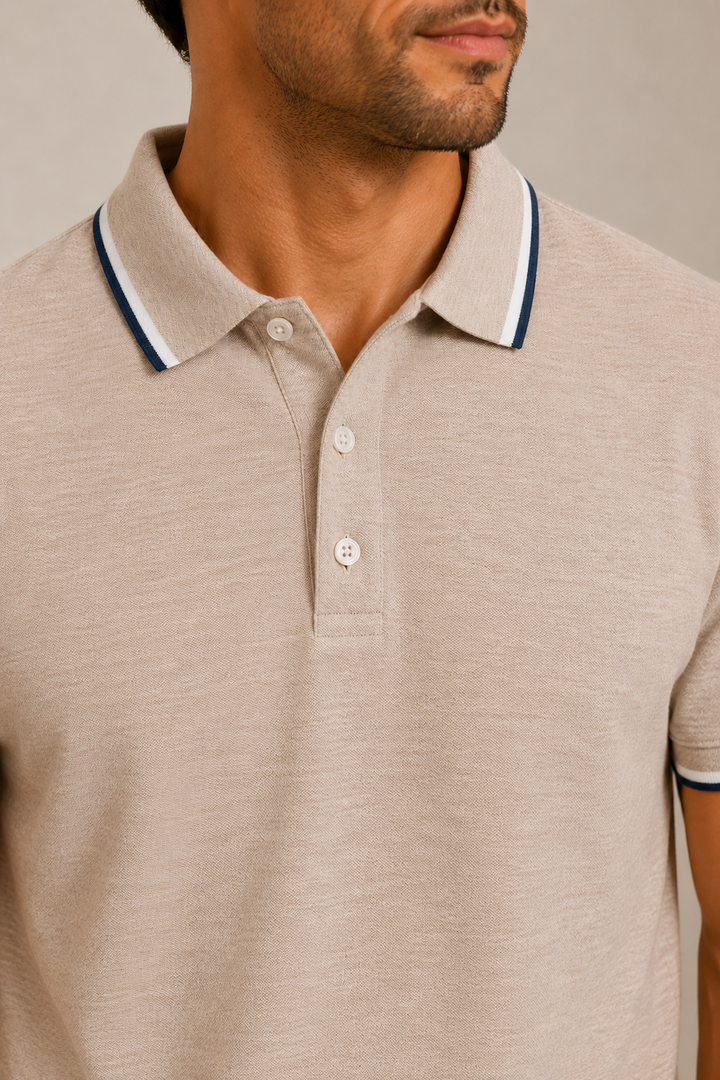 Polo en coton italien