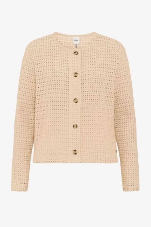 Cardigan Brendal en maille ajourée